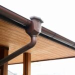 名古屋市　雨樋塗装