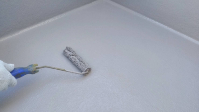 名古屋市　ベランダ防水塗装