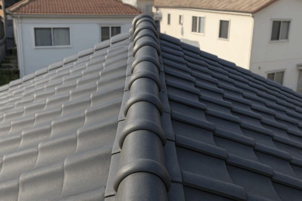 名古屋市　屋根の「棟」の歪み