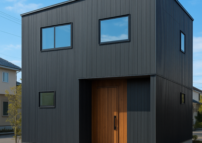 名古屋市　金属サイディングカバー工法